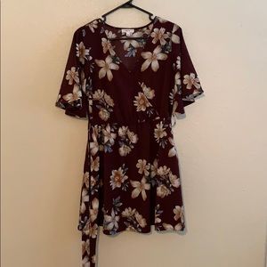 Floral print dress
